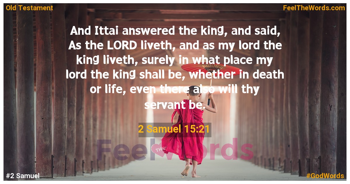 2 Samuel 15:21