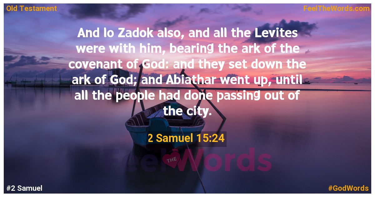 2 Samuel 15:24
