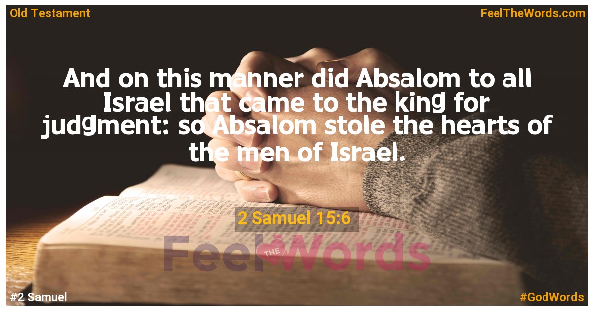 2 Samuel 15:6