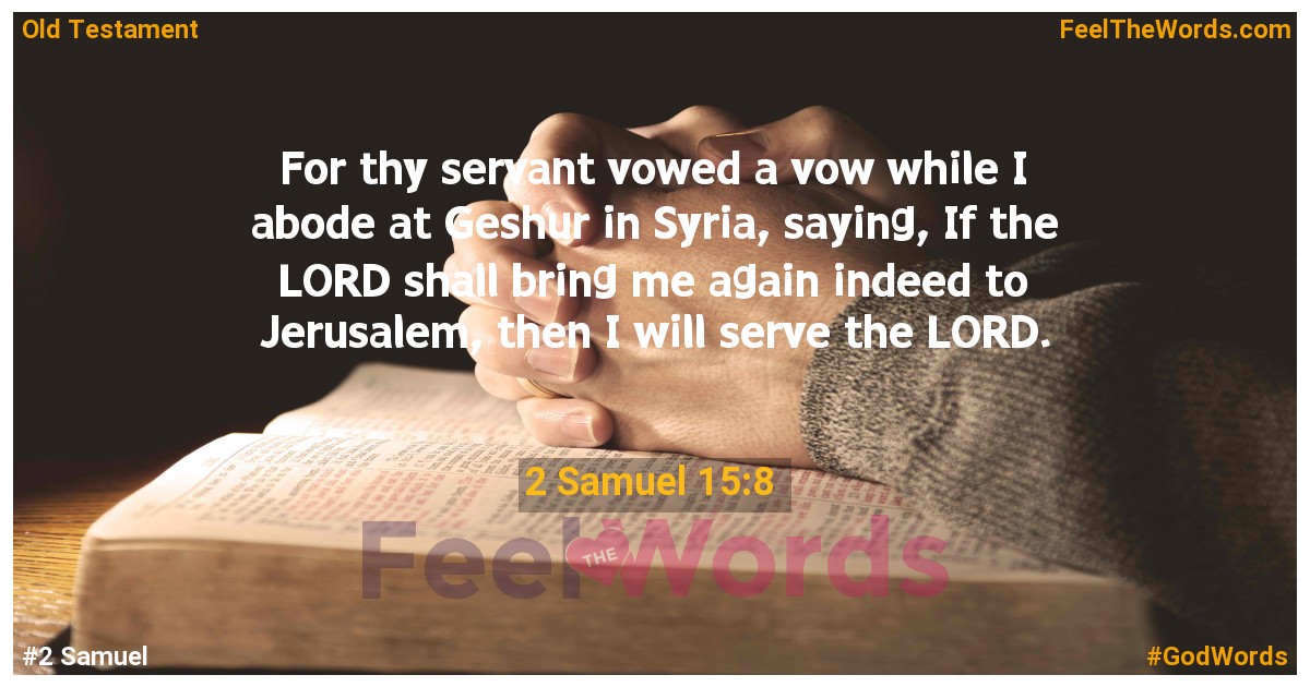 2 Samuel 15:8