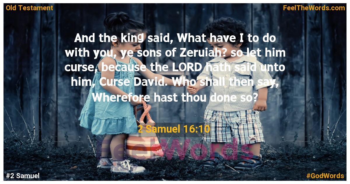 2 Samuel 16:10