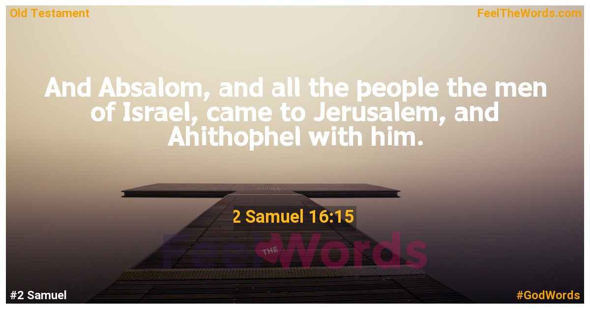 2 Samuel 16:15
