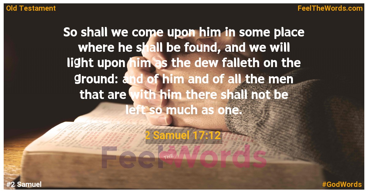 2 Samuel 17:12