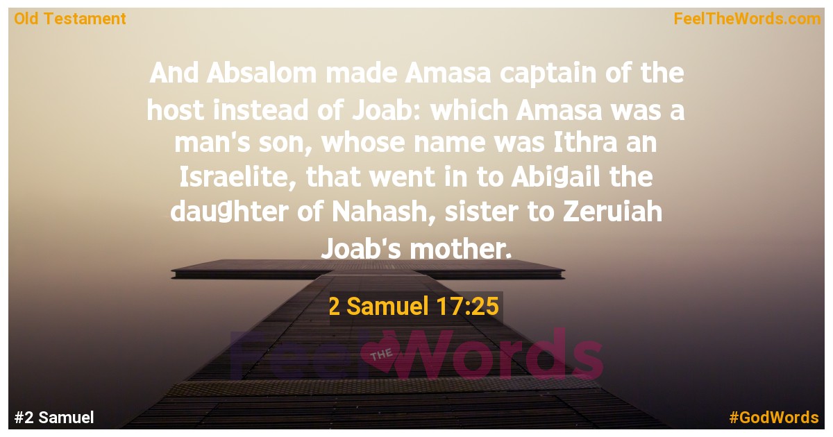 2 Samuel 17:25