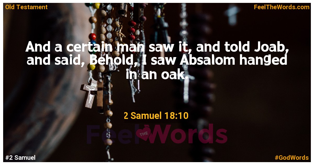 2 Samuel 18:10