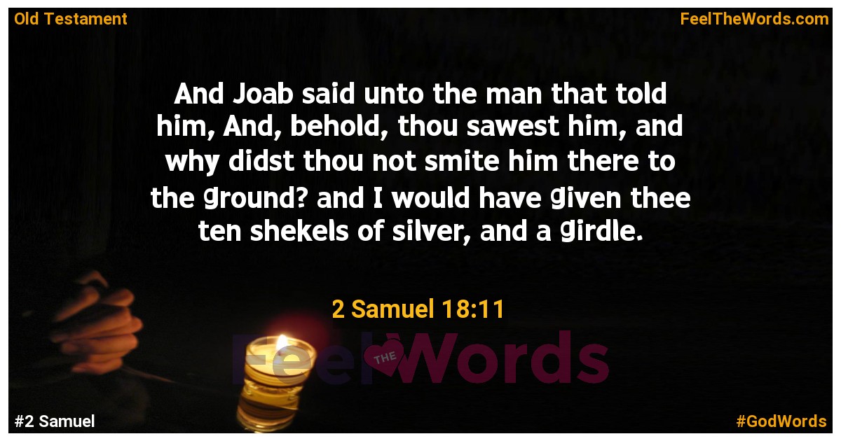 2 Samuel 18:11