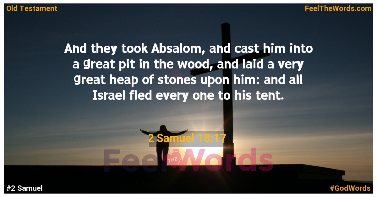 2 Samuel 18:17