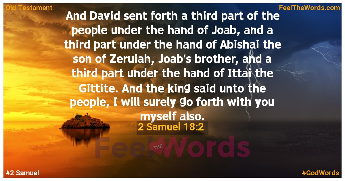 2 Samuel 18:2