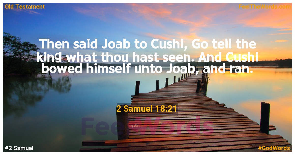 2 Samuel 18:21
