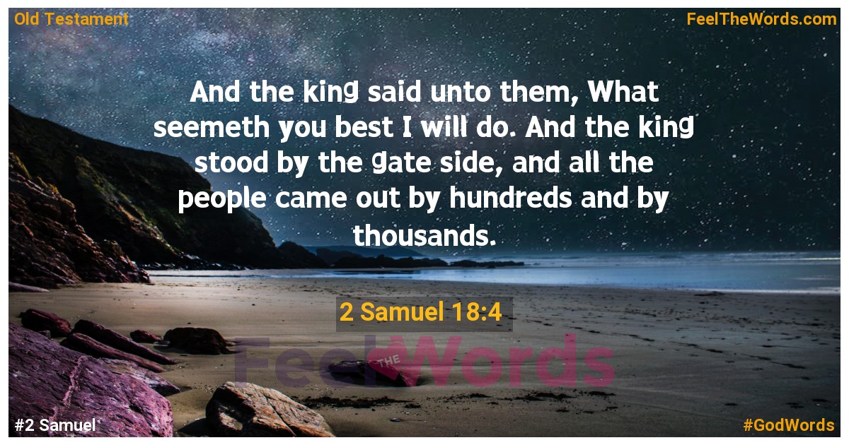 2 Samuel 18:4
