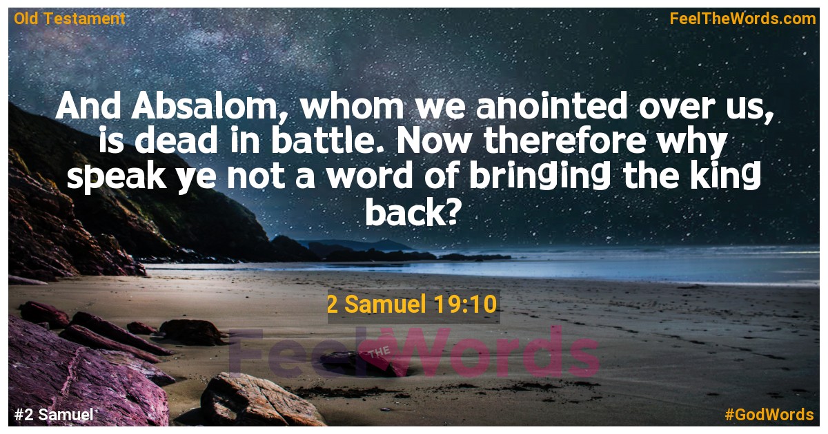 2 Samuel 19:10