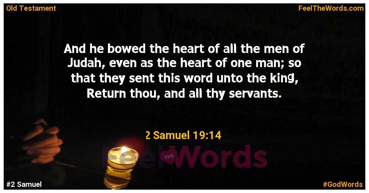 2 Samuel 19:14