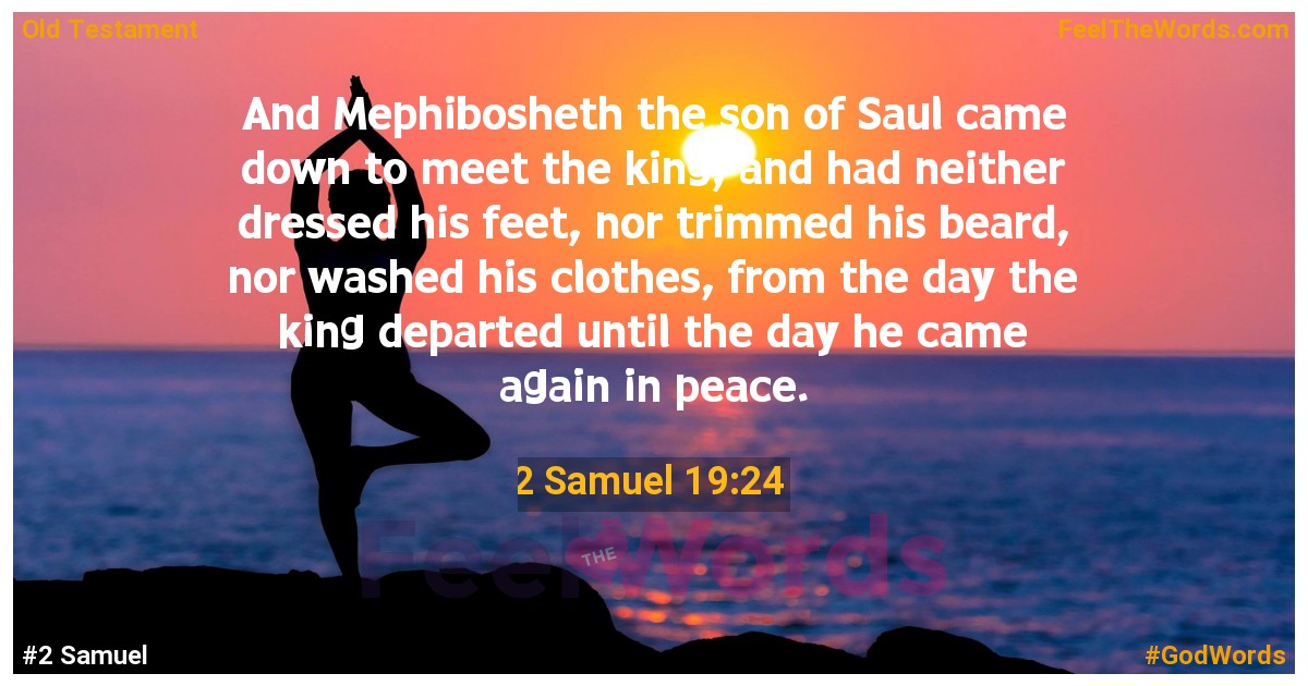 2 Samuel 19:24