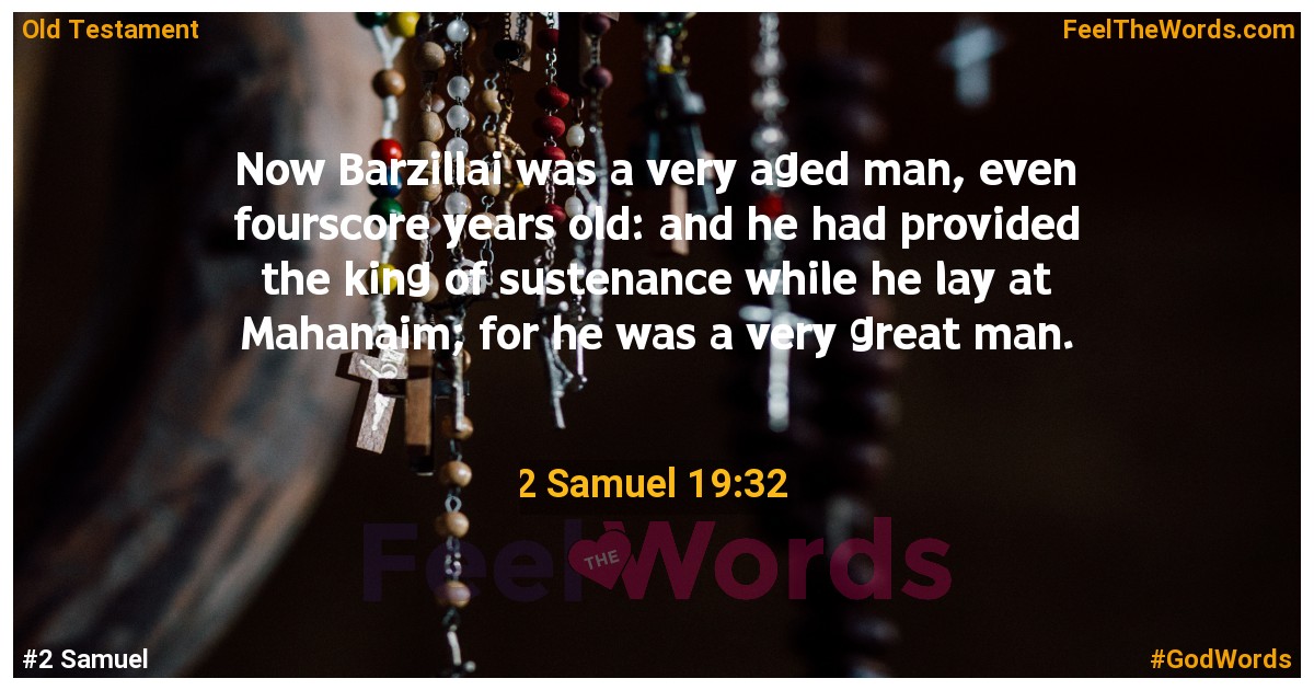 2 Samuel 19:32