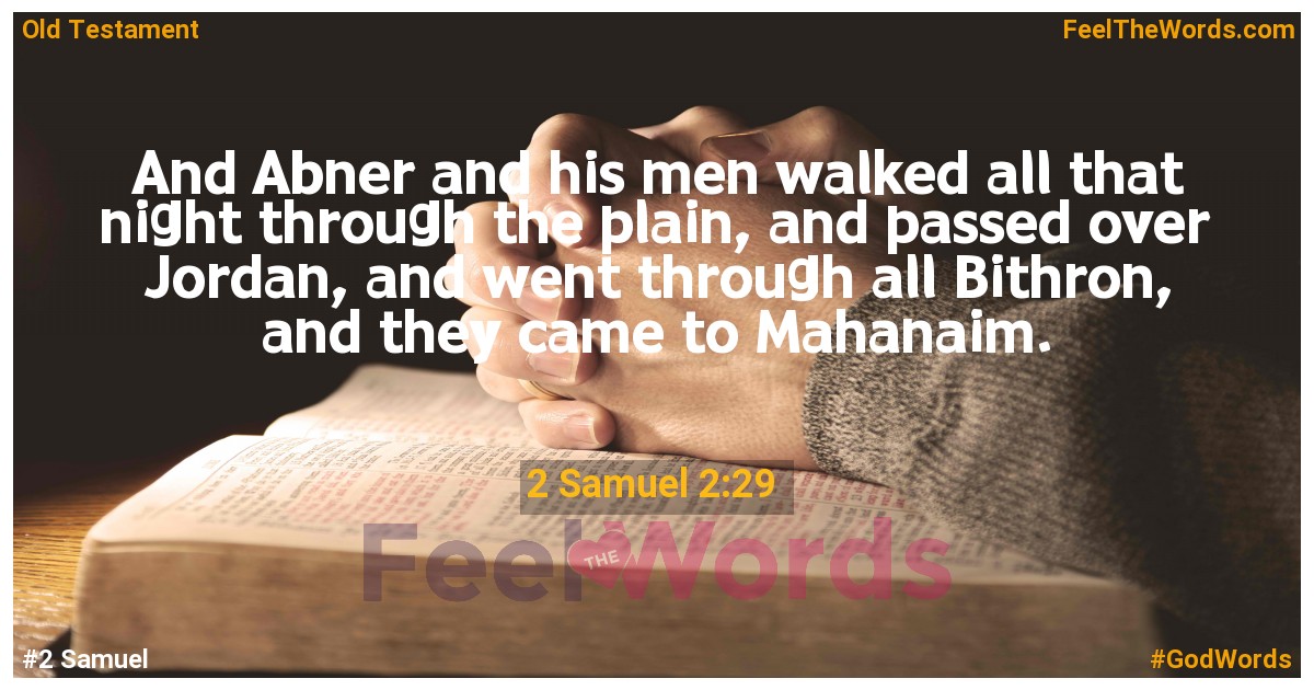 2 Samuel 2:29