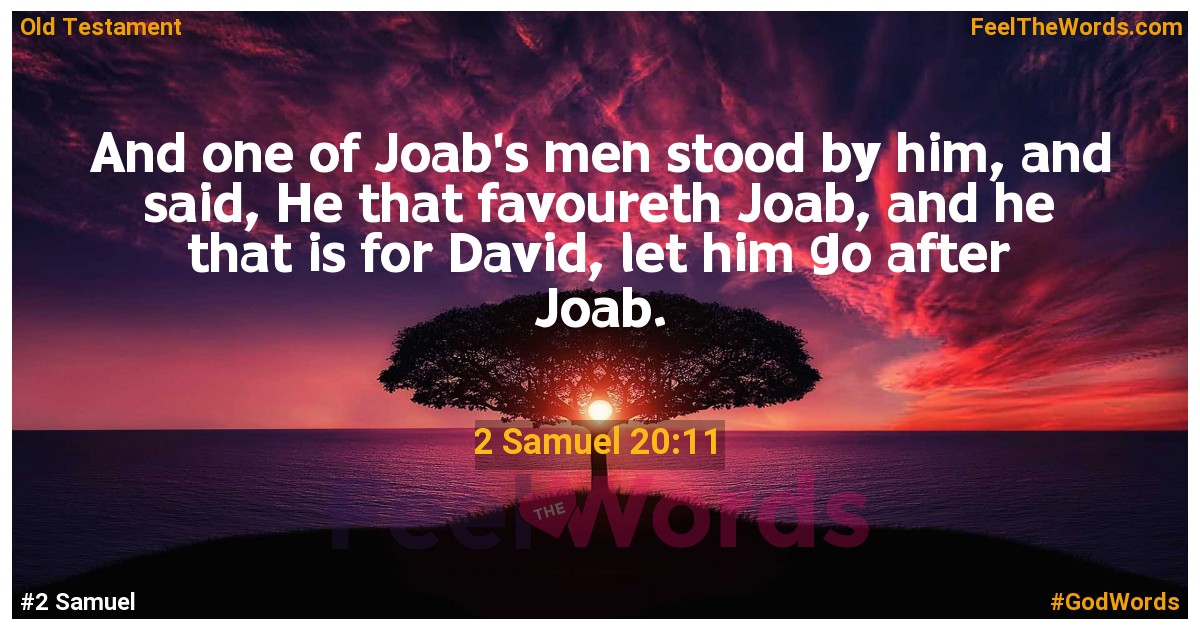 2 Samuel 20:11