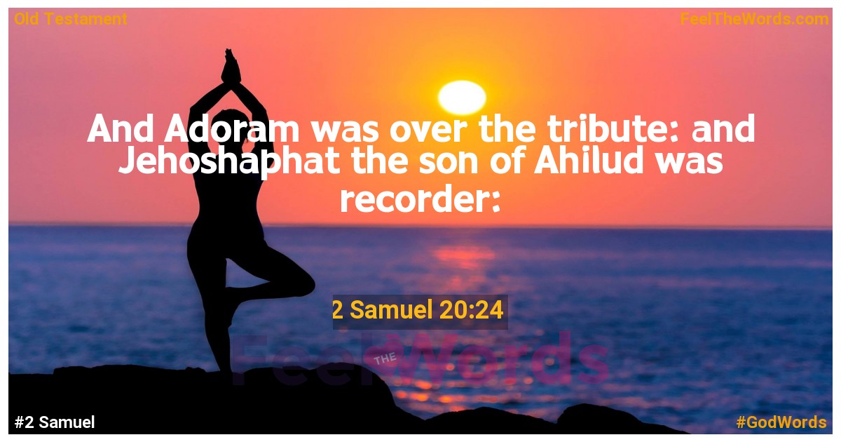 2 Samuel 20:24