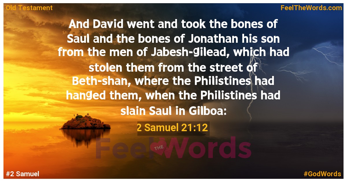 2 Samuel 21:12
