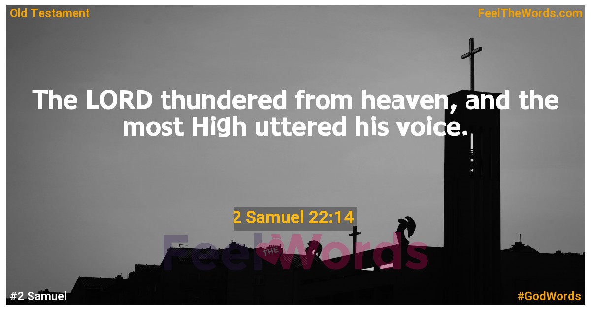 2 Samuel 22:14