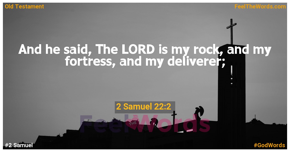 2 Samuel 22:2