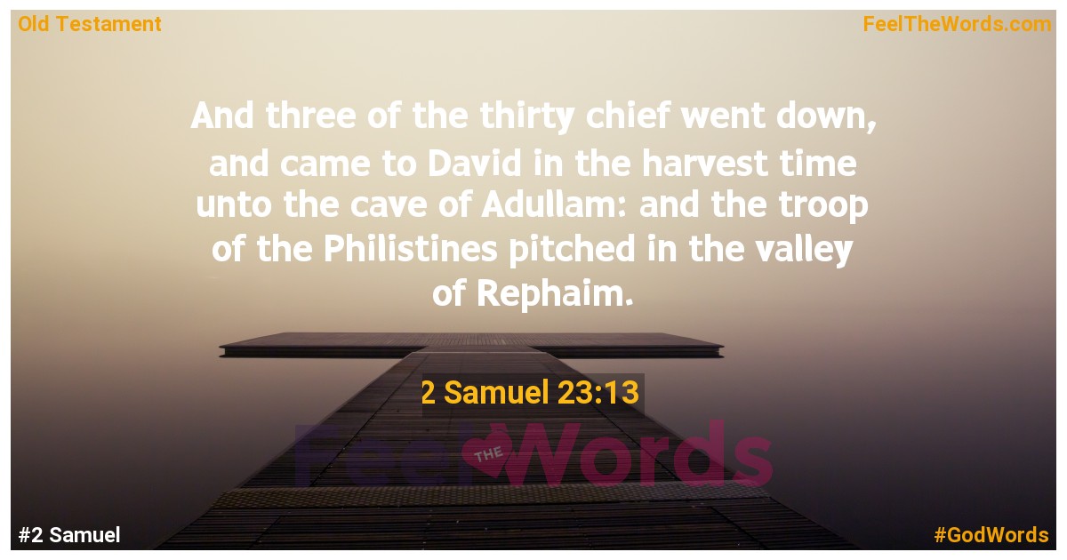 2 Samuel 23:13
