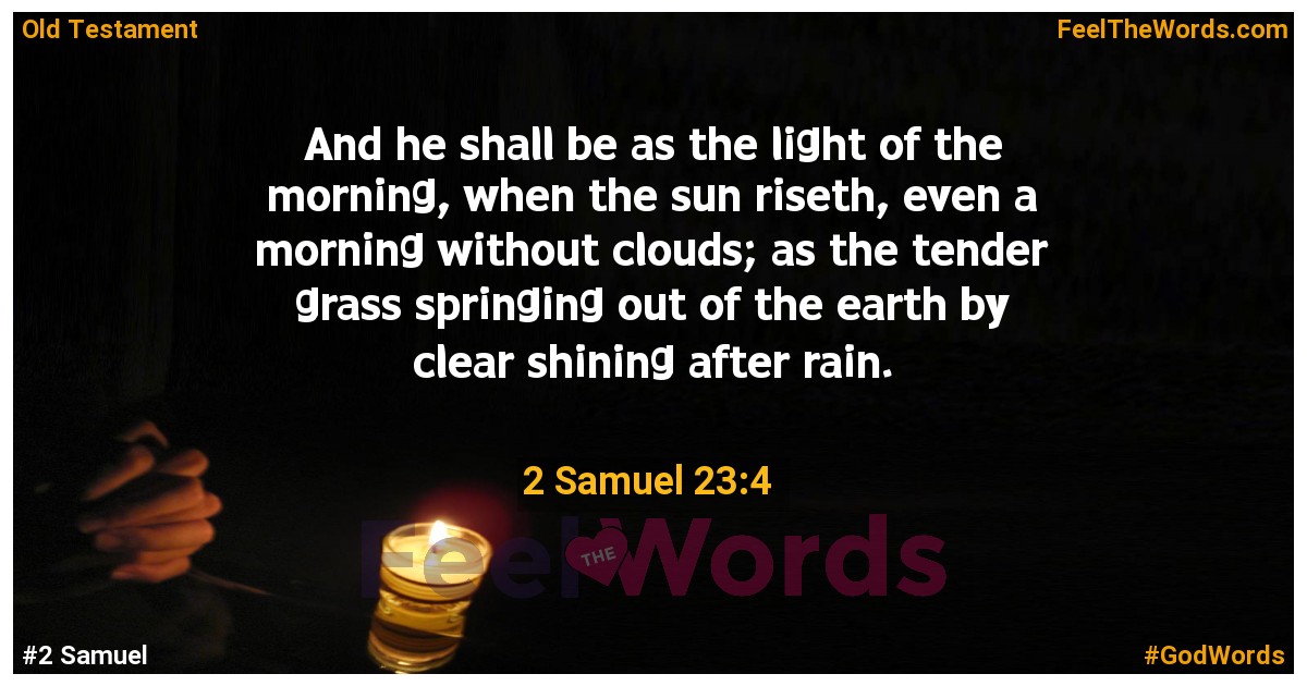 2 Samuel 23:4