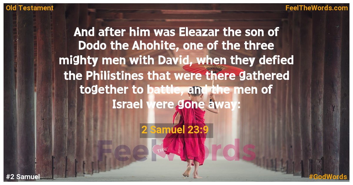 2 Samuel 23:9