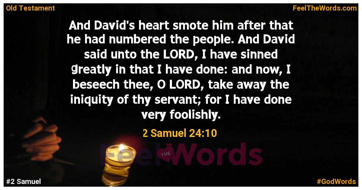 2 Samuel 24:10