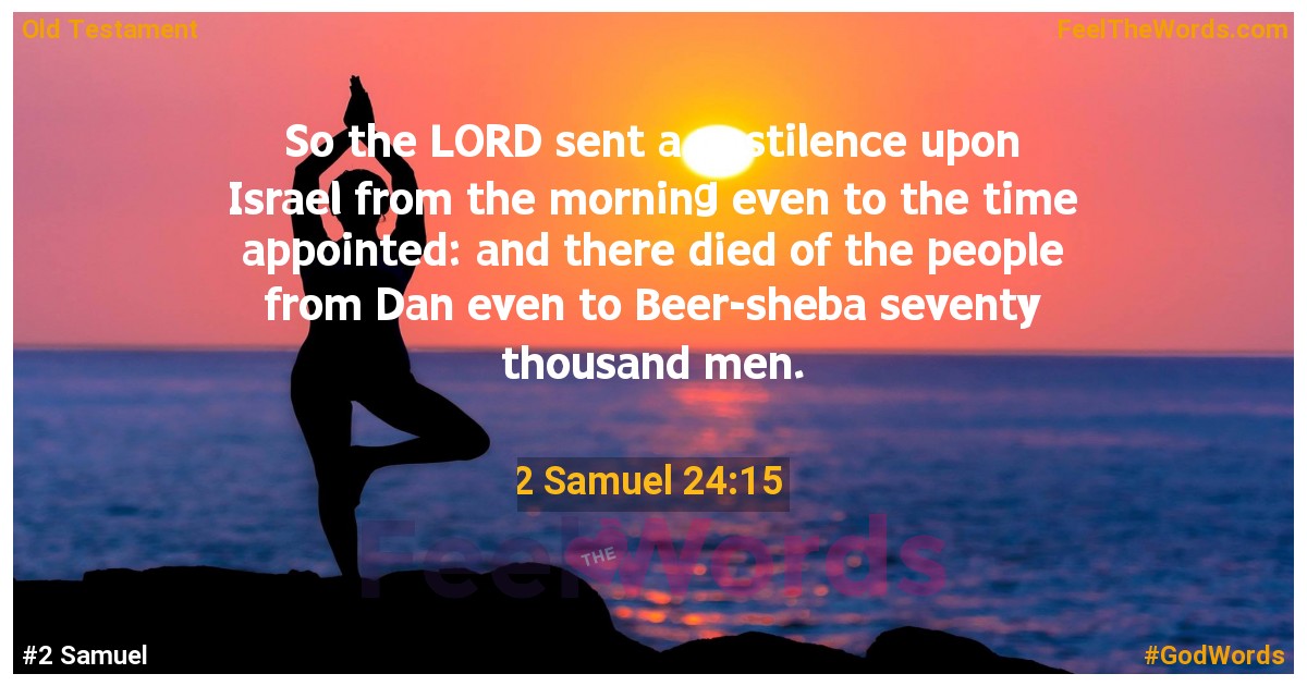 2 Samuel 24:15