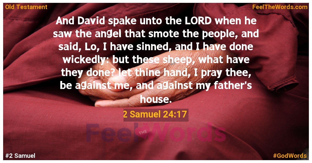 2 Samuel 24:17