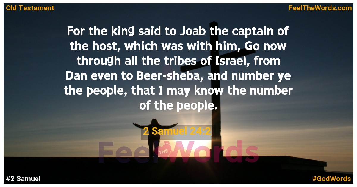 2 Samuel 24:2