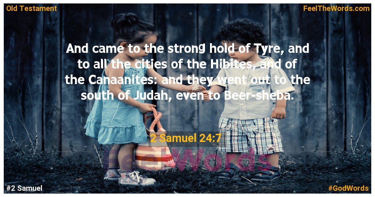 2 Samuel 24:7