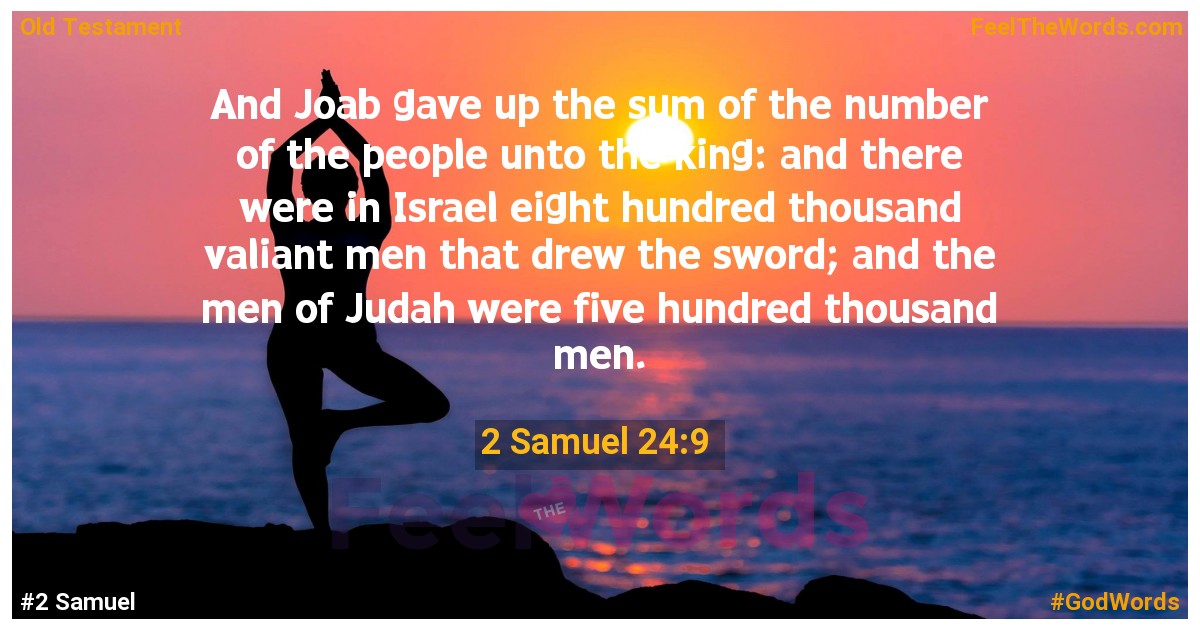 2 Samuel 24:9
