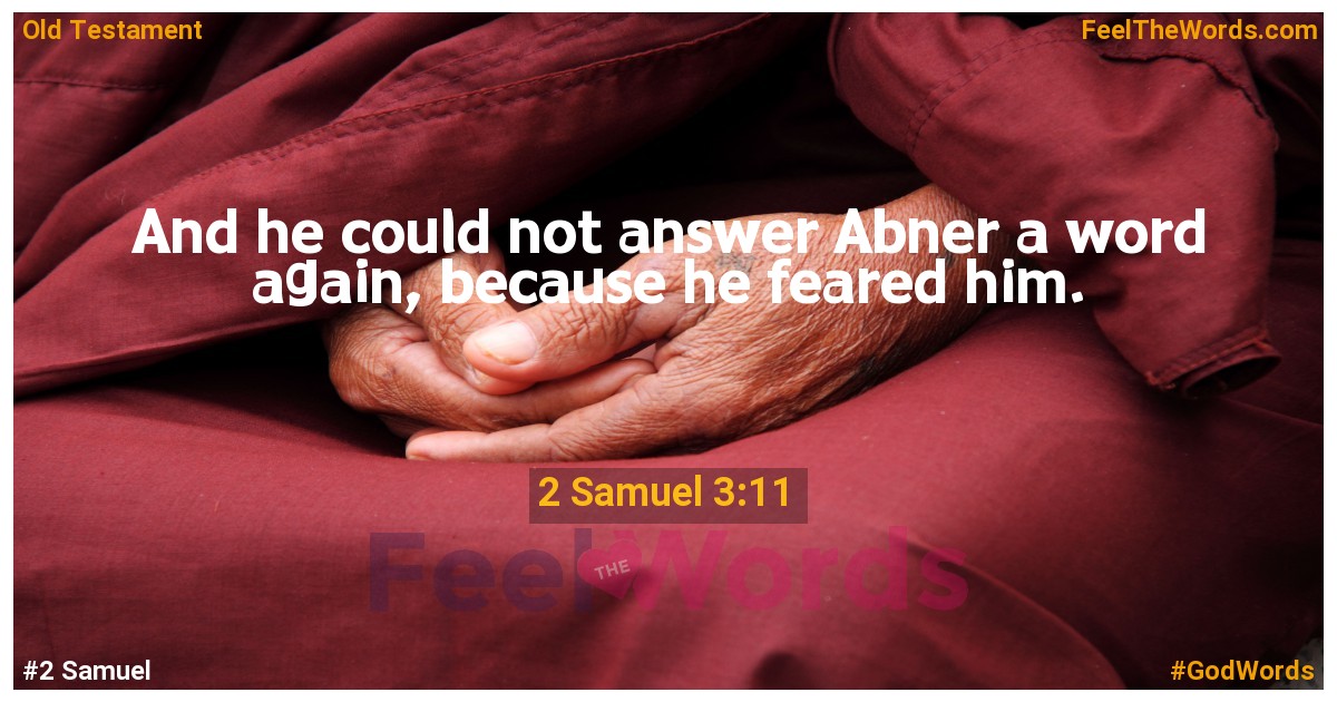 2 Samuel 3:11