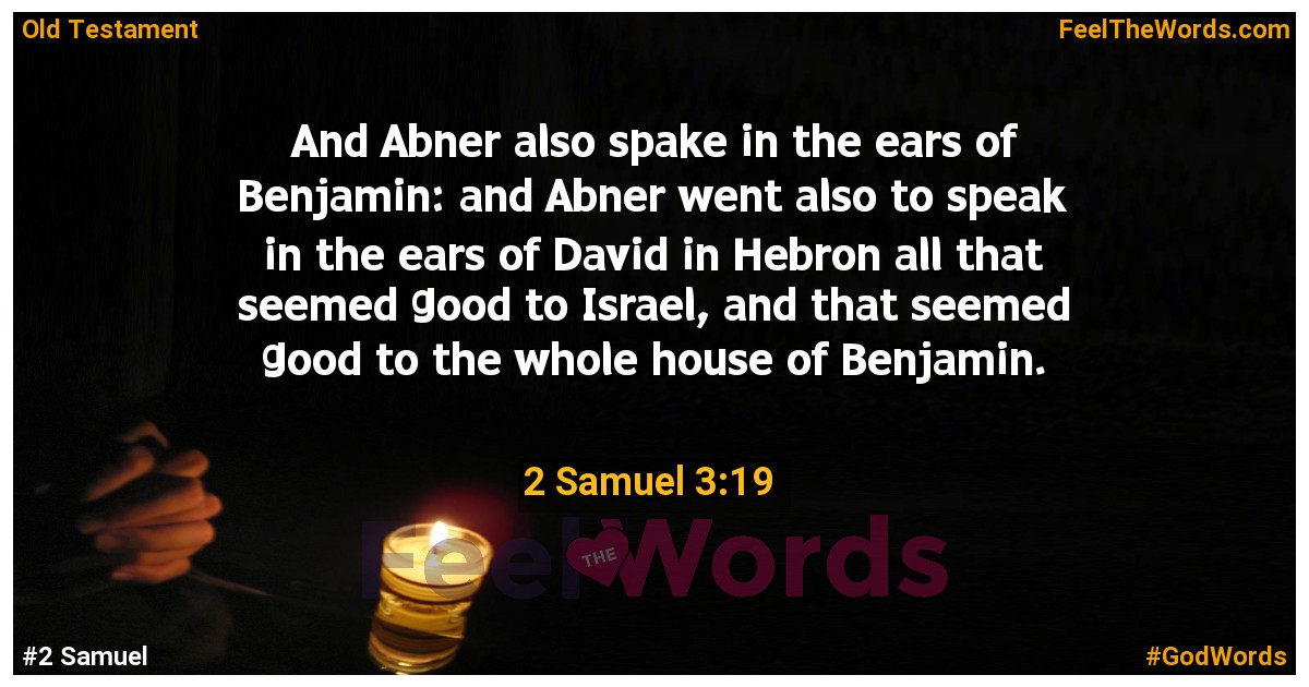 2 Samuel 3:19