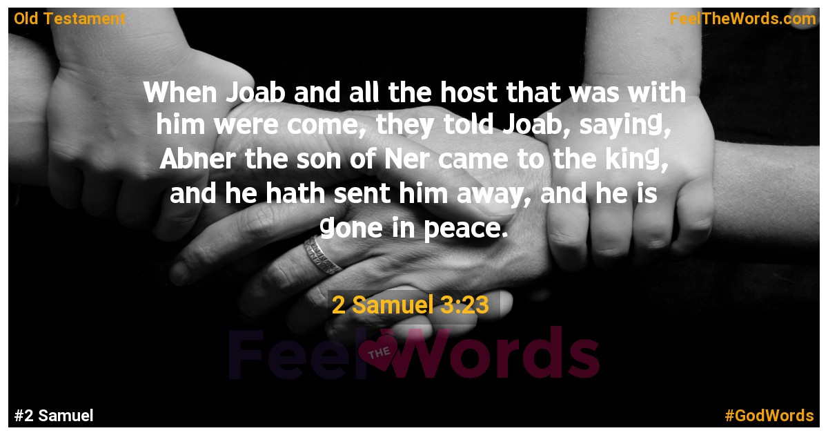 2 Samuel 3:23