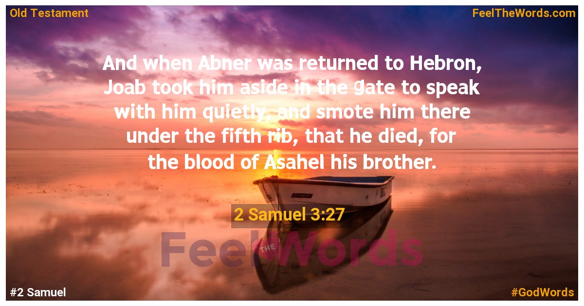 2 Samuel 3:27