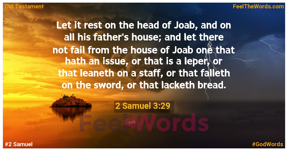 2 Samuel 3:29