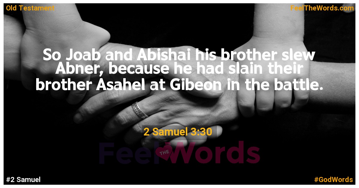 2 Samuel 3:30