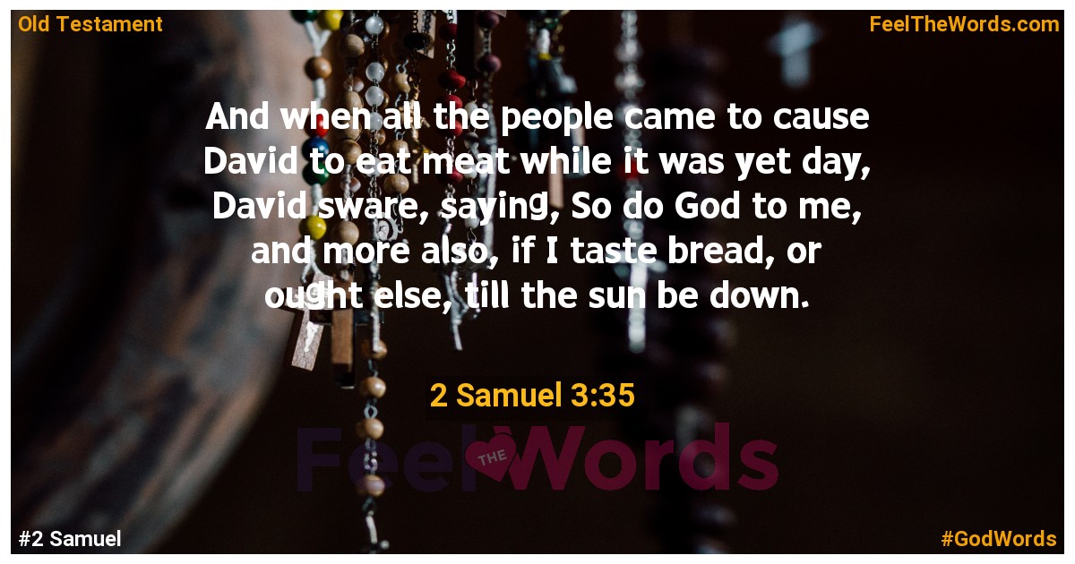 2 Samuel 3:35