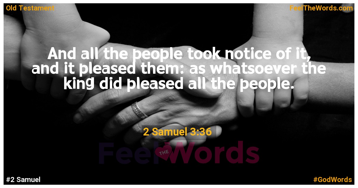 2 Samuel 3:36