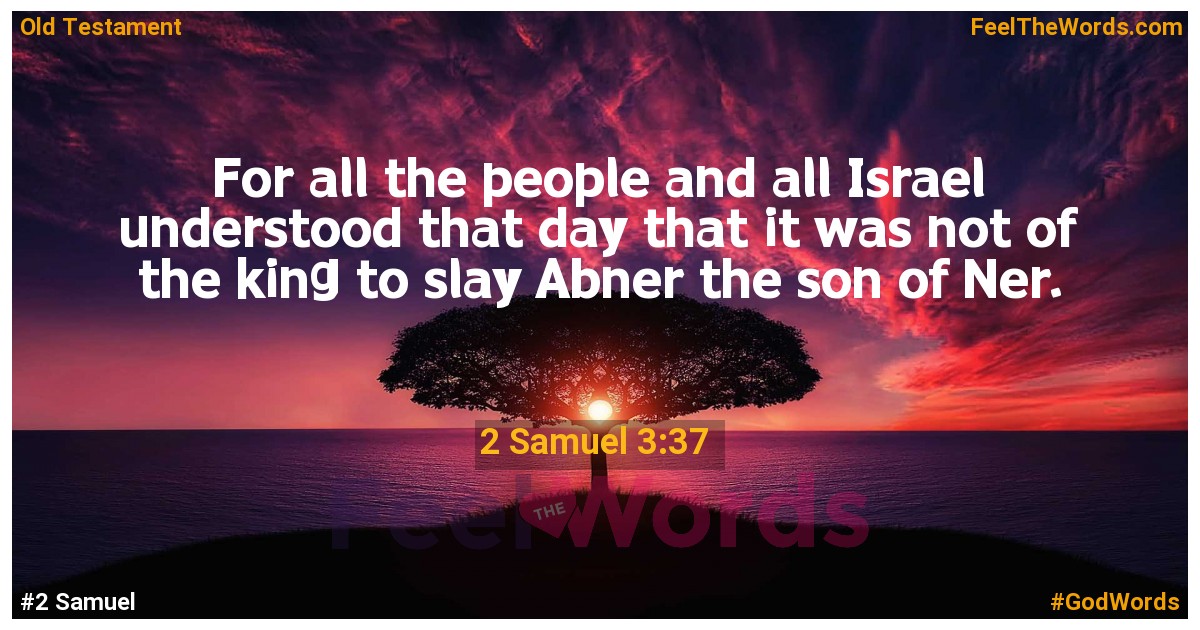 2 Samuel 3:37