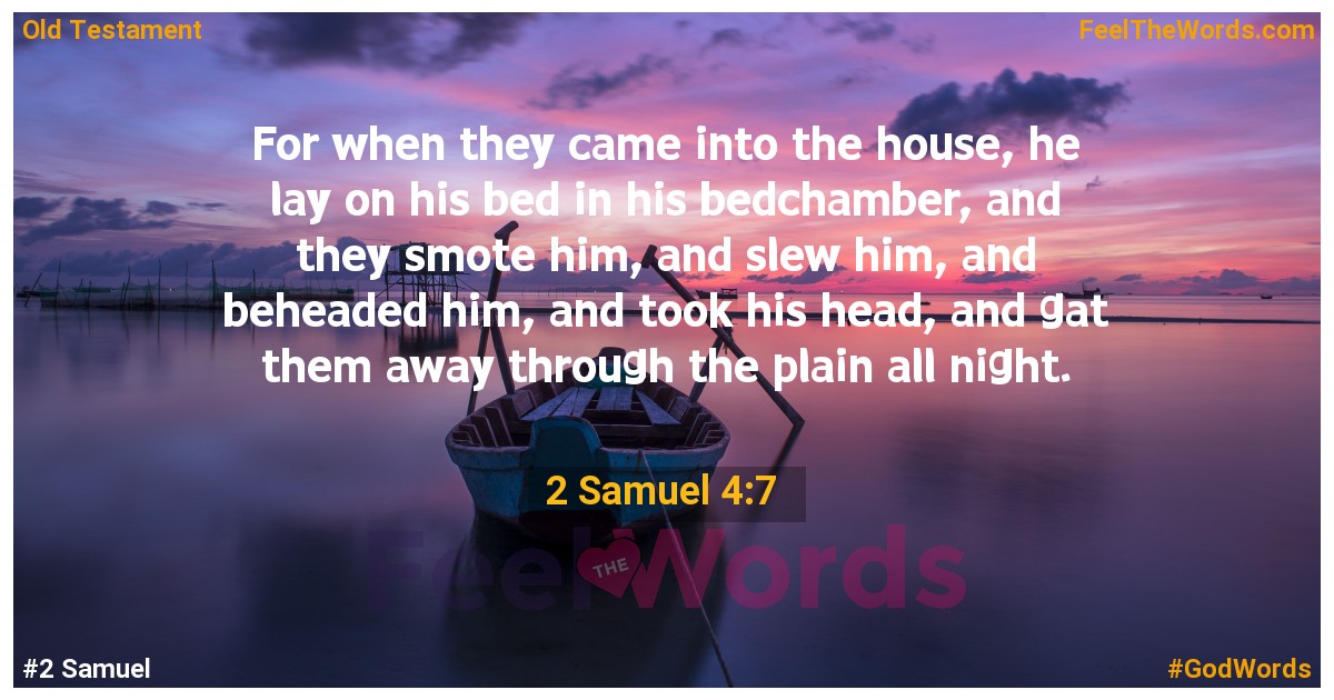 2 Samuel 4:7