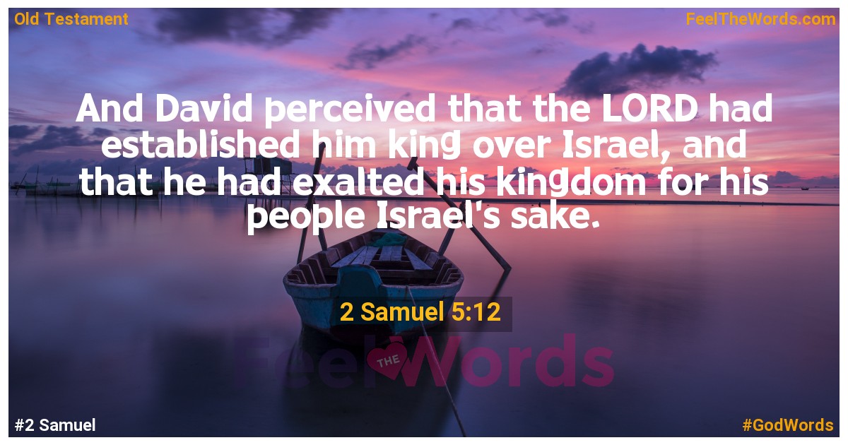 2 Samuel 5:12