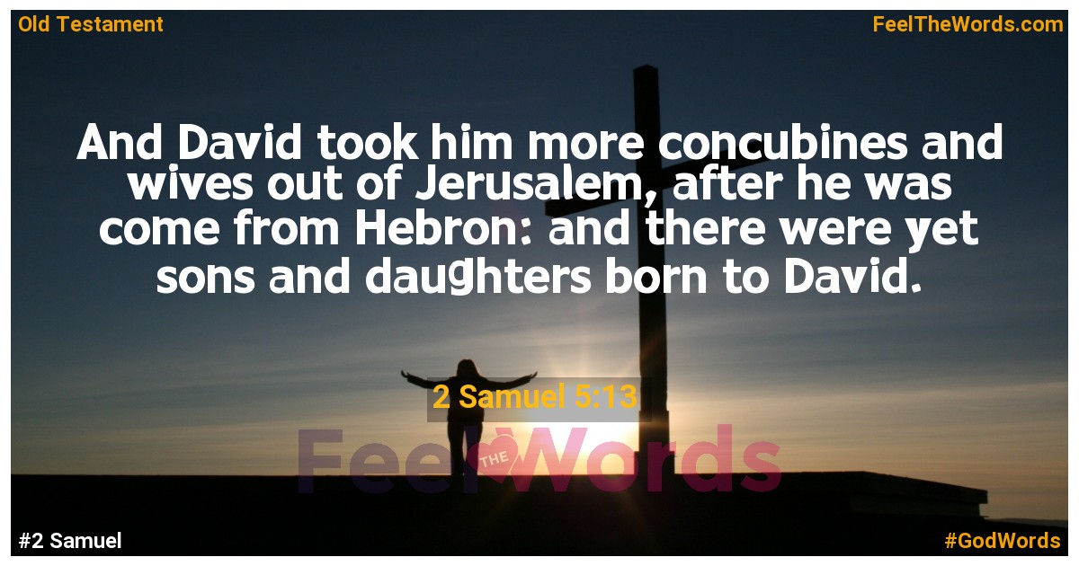 2 Samuel 5:13