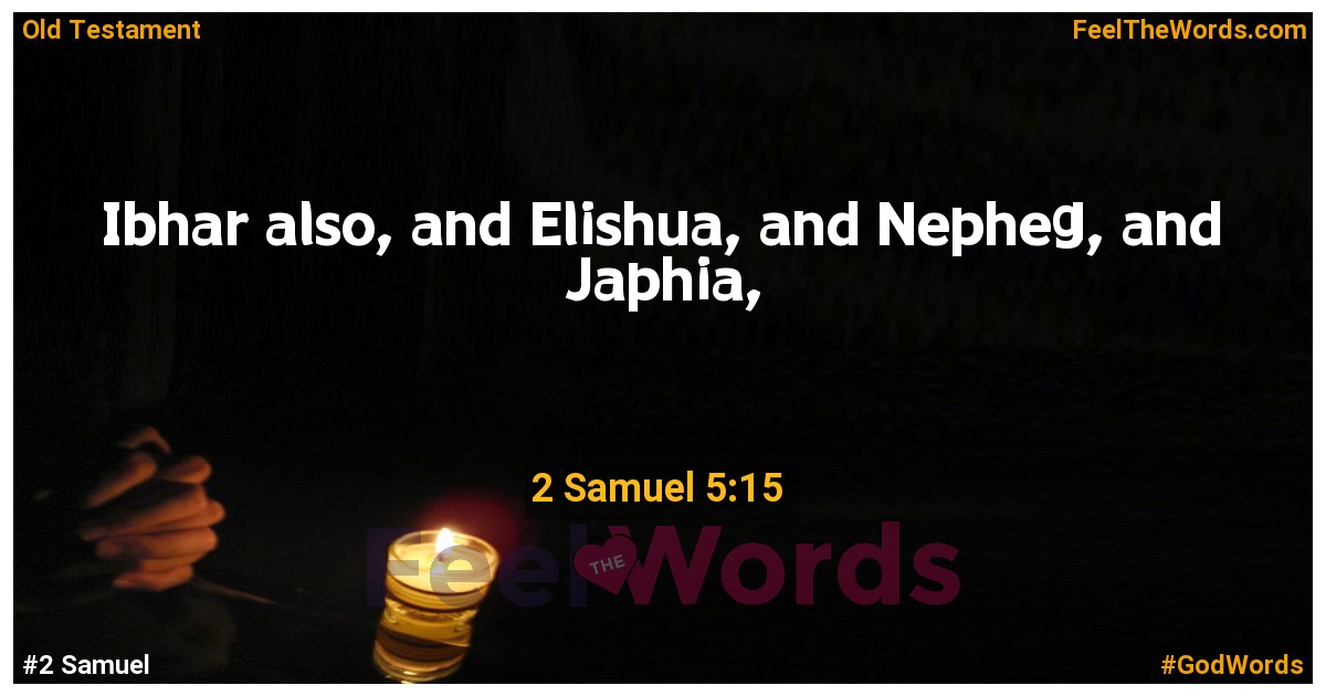 2 Samuel 5:15