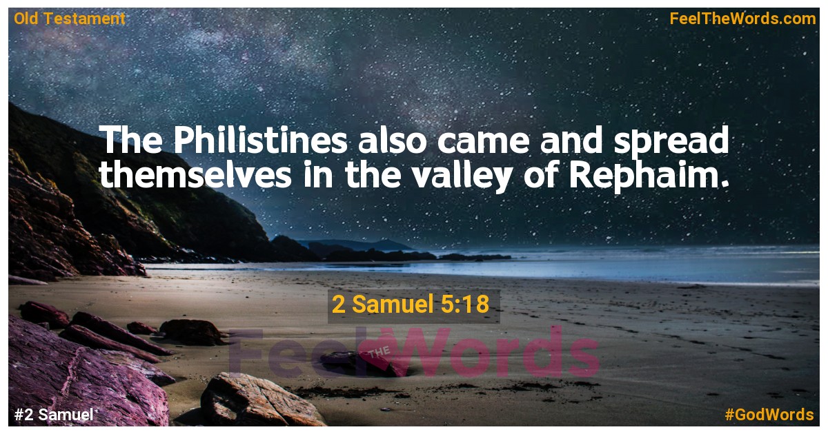 2 Samuel 5:18
