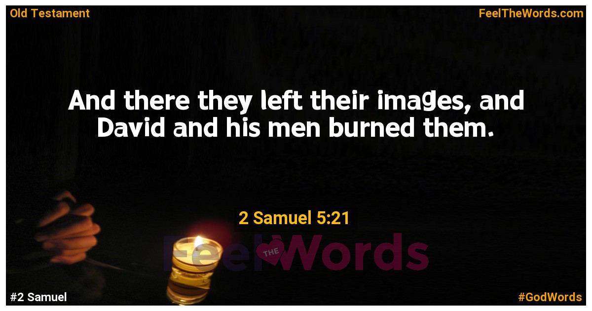 2 Samuel 5:21