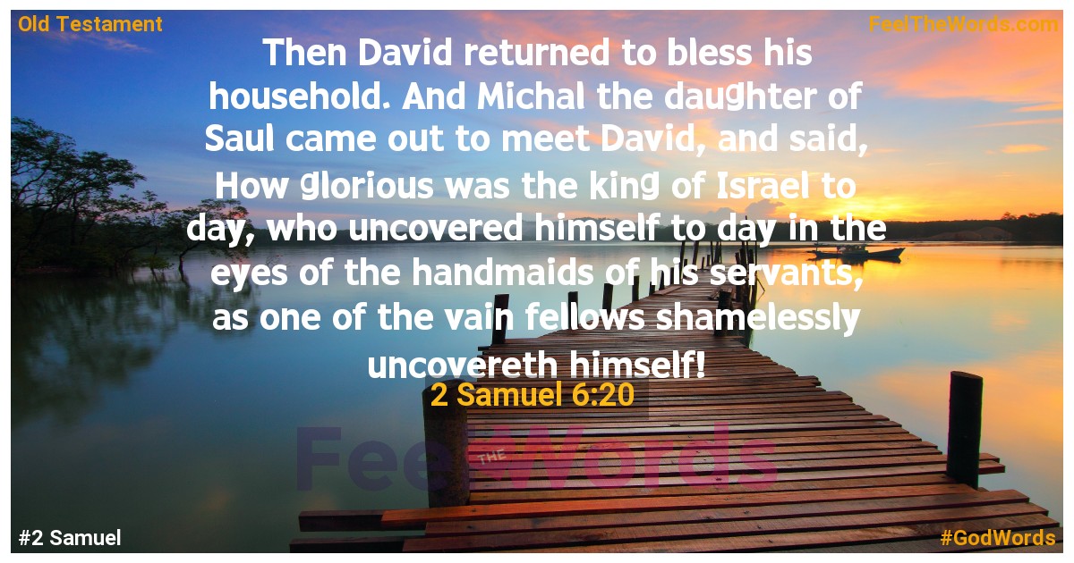 2 Samuel 6:20