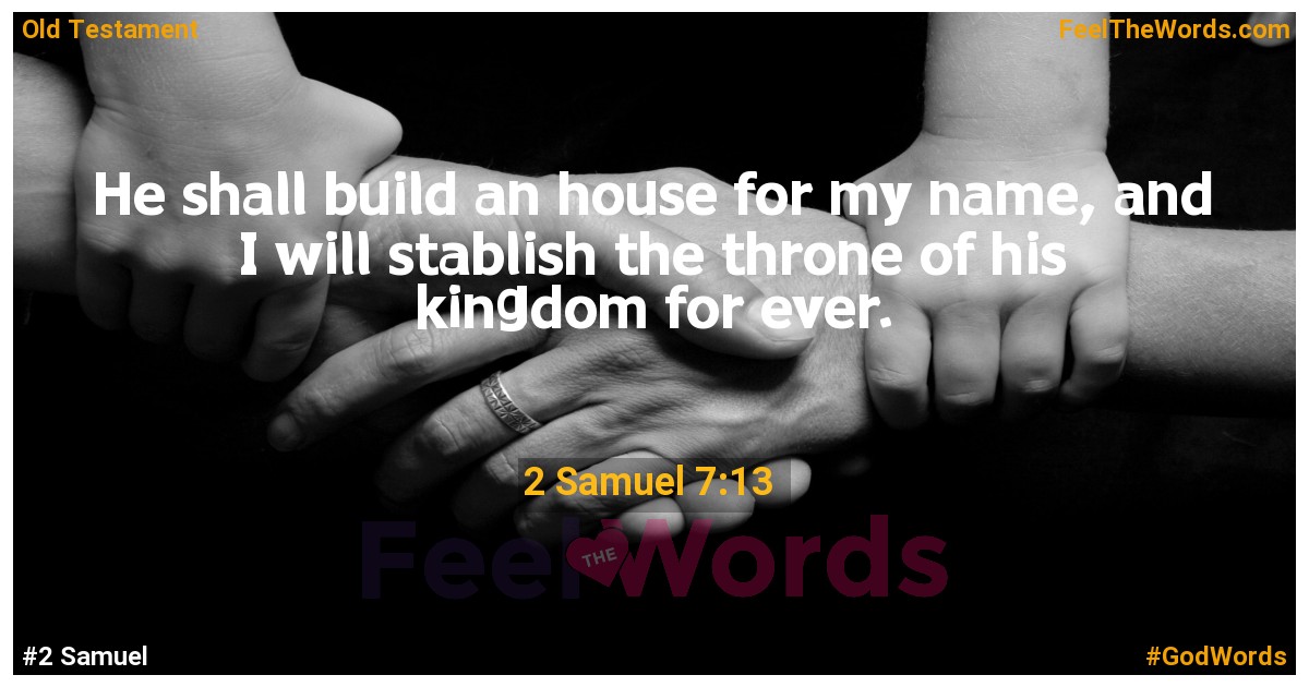 2 Samuel 7:13